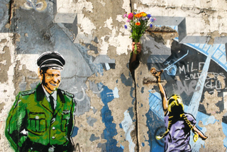 Illustration for article titled 7 Street Art Stencils That Interact With Their Surroundings